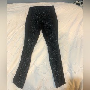 Lululemon laser cut speckled leggings